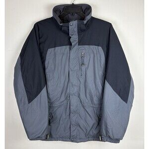 Men’s L.L. Bean Heavy Jacket / Grey / Black / Size Large Tall